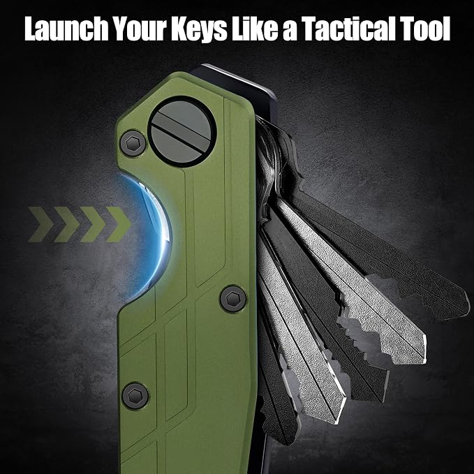 Key Organizer for Men Compact Key Holder Minimalist Key Case Metal Key Chain - Image 5