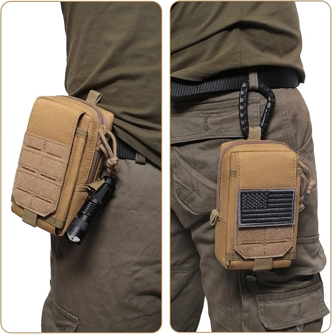 Tactical Molle EDC Pouch Cellphone Pouch Holder Utility Gadget Organizer Bag - Image 5
