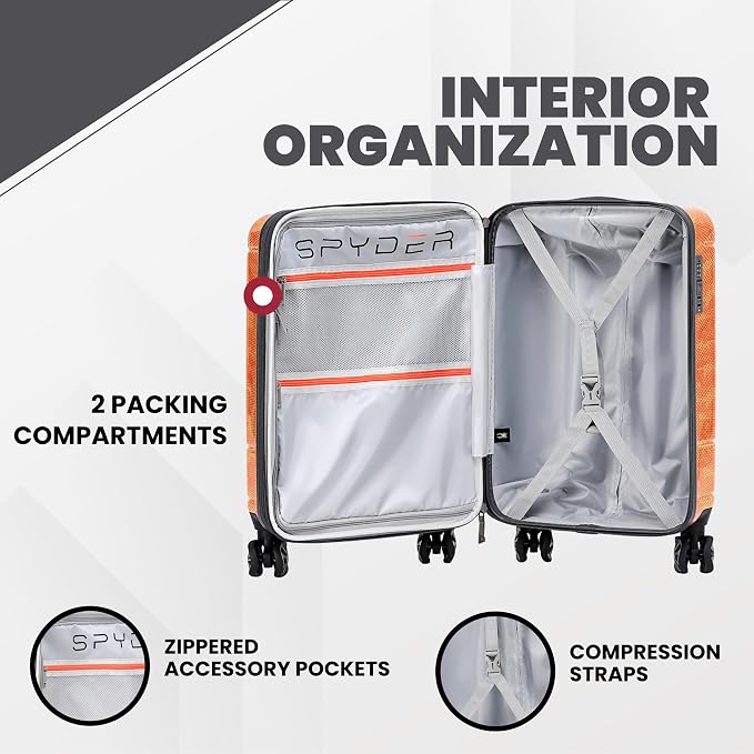 Spyder Matrix 29 Inch Large Luggage Expandable Hardside Upright Suitcase - Image 5