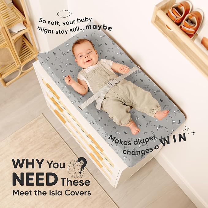 2-Pack Baby Changing Pad Covers - Image 2