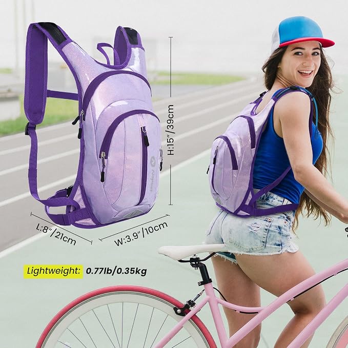 Nepest Hydration Pack Backpack for Women & Men, Lightweight Water Backpack - Image 2
