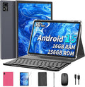 Android 15 Tablet with Keyboard, 16GB（8+8）RAM+256 Storage, 8000mAh Battery by Unknown
