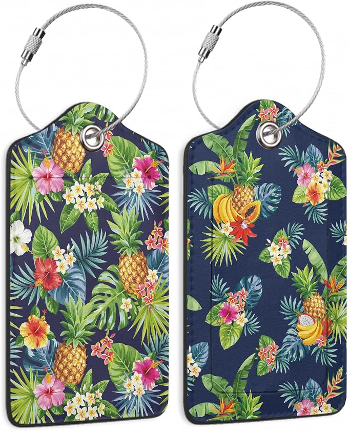 Tropical Pineapples Luggage Tags by TXIANT