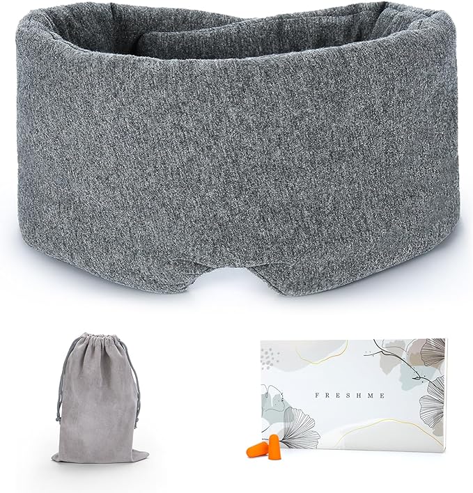 FRESHME Cotton Eye Mask for Sleeping in Gift Box by FRESHME
