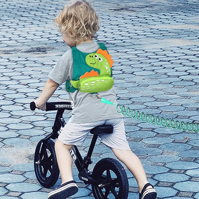 Toddler Harness Leash with Anti Lost Wrist Link, Accmor Cute Dinosaur Kids - Image 5