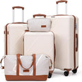 Luggage Sets 5 Piece, Suitcases by CONCEPTEN