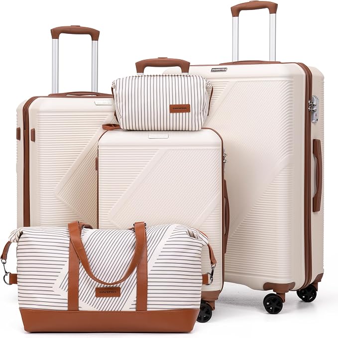 Luggage Sets 5 Piece, Suitcases by CONCEPTEN