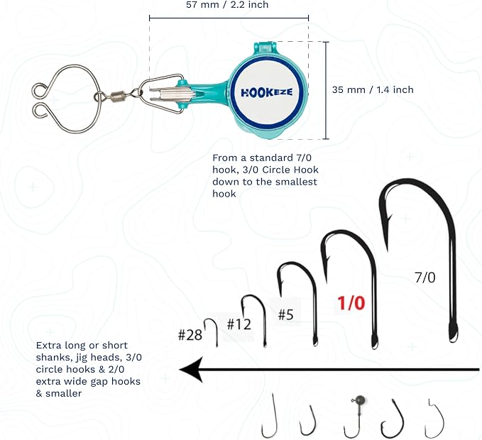 HOOK-EZE Fishing Knot Tying Tool | Protect from Fish Hooks | Tie Fishing Knots - Image 5
