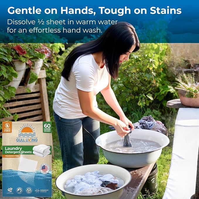 Gull Living Home Travel Laundry Detergent Sheets - Image 6