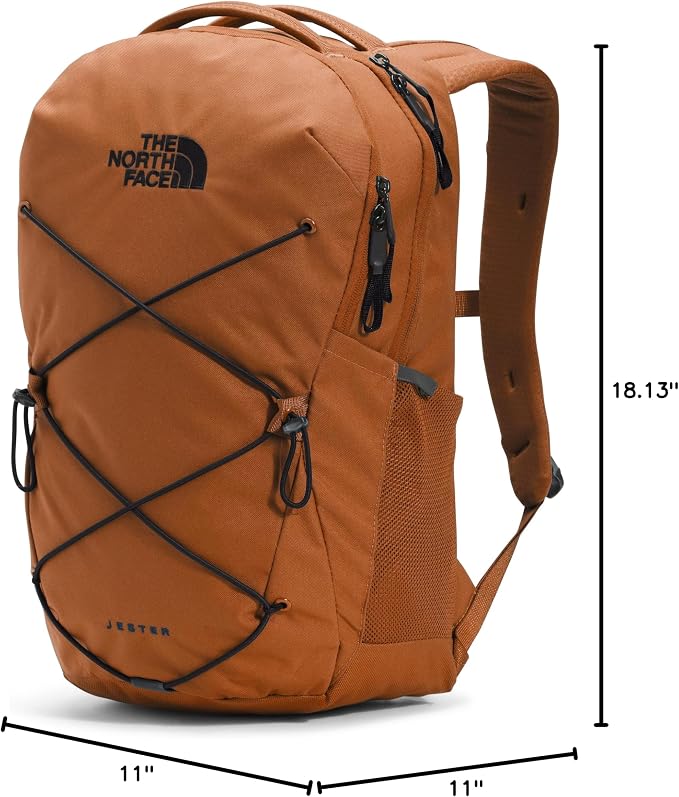 The North Face Jester Everyday Laptop Backpack, Leather Brown/Tnf Black - Image 7