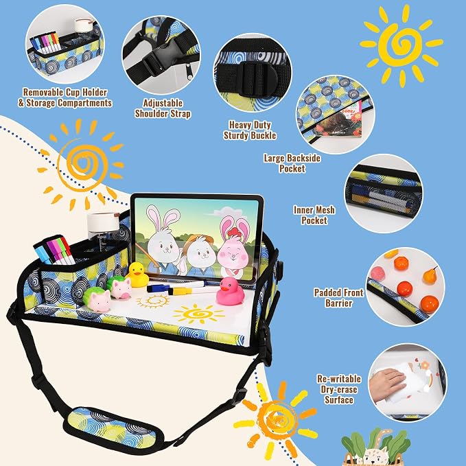 Kids Travel Tray for Airplane - Image 5