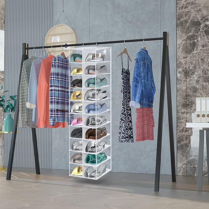 coastal rose Hanging Shoe Organizer - Image 2