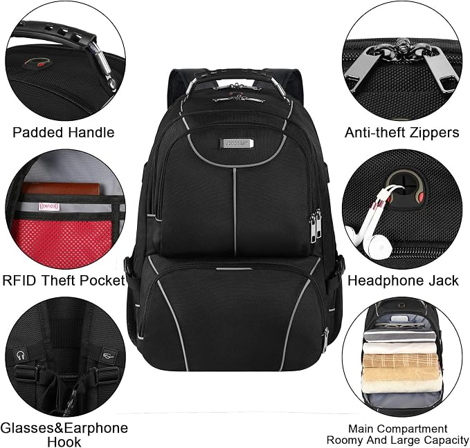 VECKUSON Lunch Bag Backpack, Insulated Cooler Lunch Box Backpack, Extra Large - Image 2