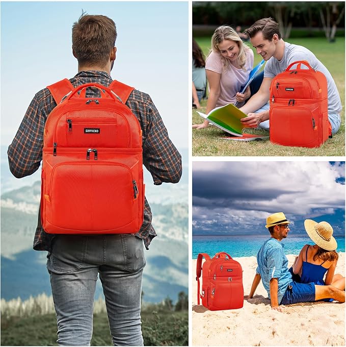 Insulated Cooler Backpack, Double Deck Leakproof Cooler Bag, Insulated Backpack - Image 7