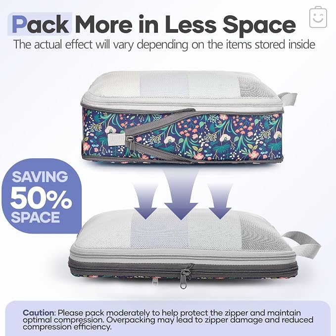 Veken 11 Set Compression Packing Cubes - Image 4