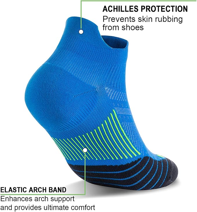 PAPLUS Ankle Compression Sock for Men and Women 2/4/6 Pairs, Low Cut - Image 4