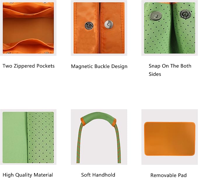 QOGiR Neoprene Multipurpose Beach Bag Tote - Image 7