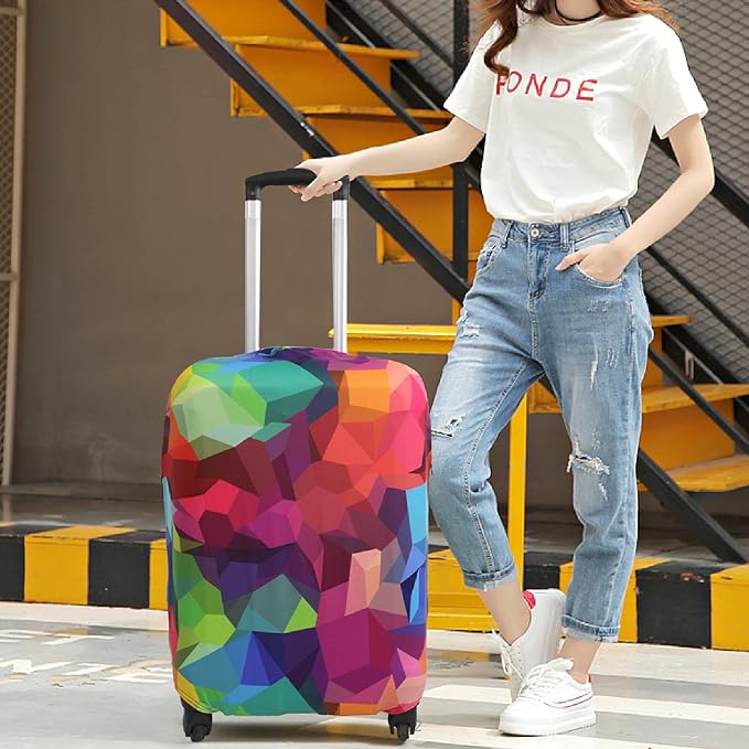 Explore Land Travel Luggage Cover Suitcase Protector Fits 27-30 Inch Case - Image 6