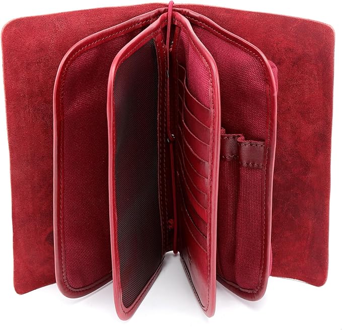 Genuine Leather Nomad Organizer Travel Wallet | Women's Wallet Clutch Passport - Image 8