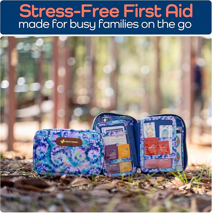 KeepGoing Travel First Aid Kit for Kids – 130 Pc. for Car, Diaper Bag & Backpack - Image 4