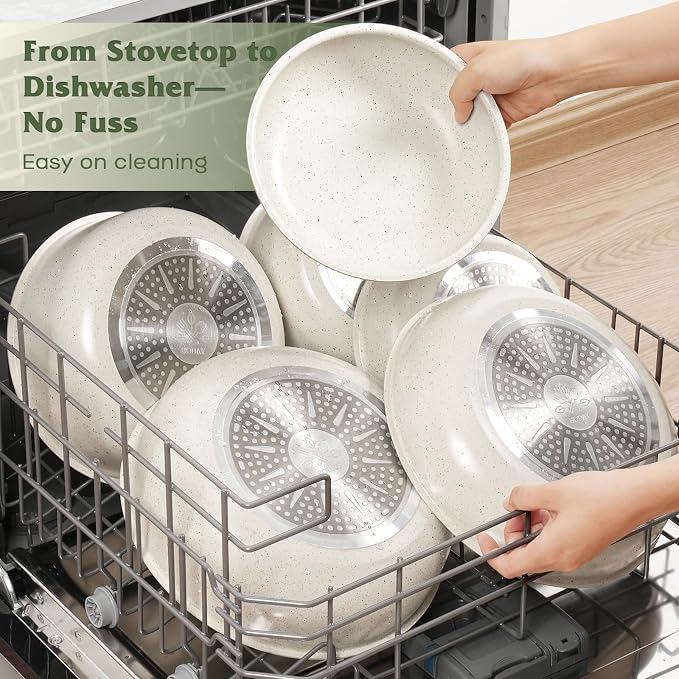 18 Pcs Pots and Pans Set Non Stick, Cookware Sets - Image 8