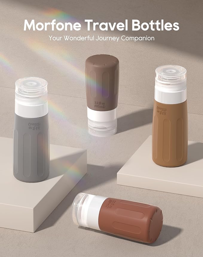 Morfone 16 Pack Silicone Travel Bottles Set - Image 2