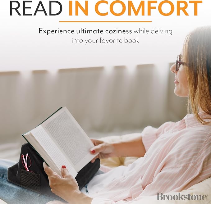 Brookstone - Memory Foam Lap Desk Tablet Holder, Holds Phones, E-Book Readers - Image 4