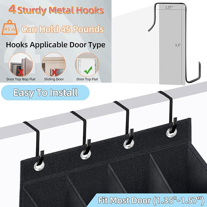Over The Door Shoe Organizer - Image 2