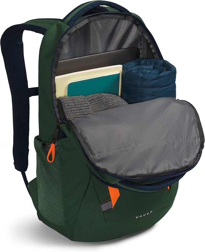 The North Face Vault Everyday Laptop Backpack, Pine Needle/Summit Navy/Power - Image 4
