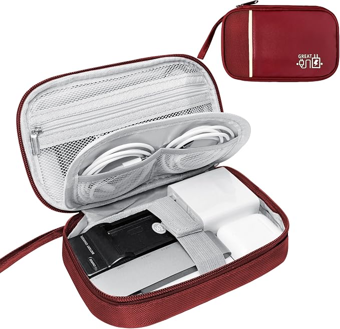 Travel Cable Organizer Bag Pouch Electronic Accessories Carry Case Portable by Lcsmaokin