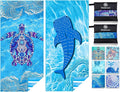 Microfiber Thin Lightweight Beach Towel Sand Free Quick Dry Absorbent Compact by WIDDONEN