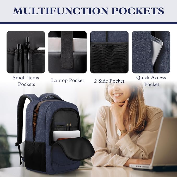 Extra Large Laptop Backpack, 17 Inch Travel Travel Backpack, Big Sturdy - Image 3