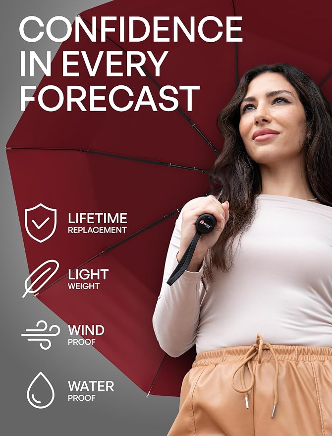 REPEL Windproof Travel Umbrella - Image 3