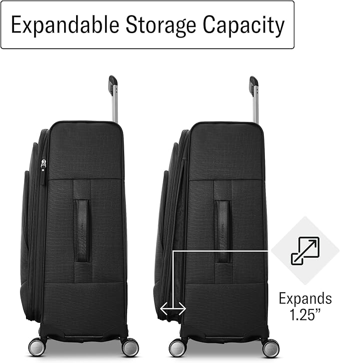 Samsonite UpLIFT Lightweight Medium Checked Softside Luggage - Image 8