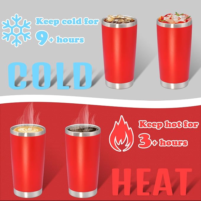 20 oz Tumbler with lid Double Wall Vacuum Insulated Tumblers Stainless Steel - Image 4