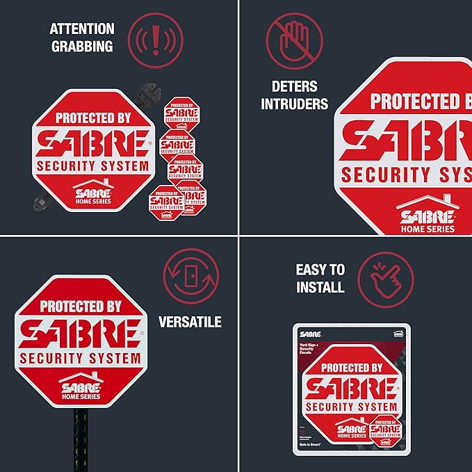 SABRE 120 dB Wedge Door Stop Security Alarm, Extremely Loud Wireless Siren - Image 3