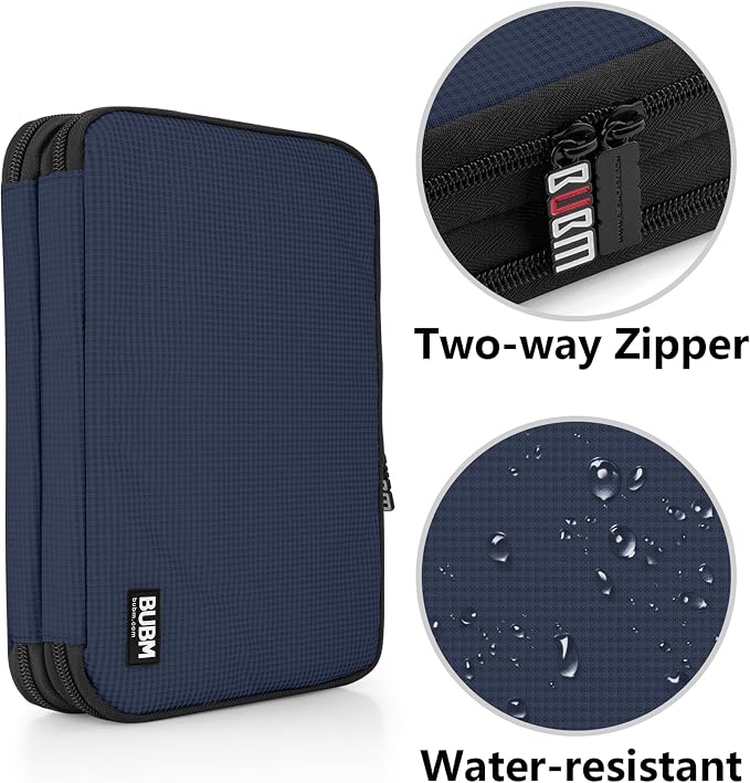 BUBM Double Layer Electronic Accessories Organizer, Travel Gadget Bag - Image 5