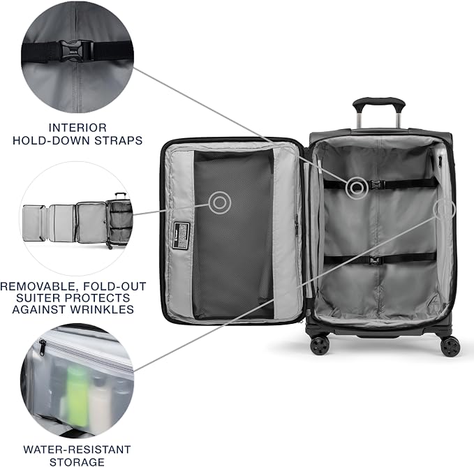 Travelpro Crew Classic Lightweight Softside Expandable Checked Luggage - Image 6