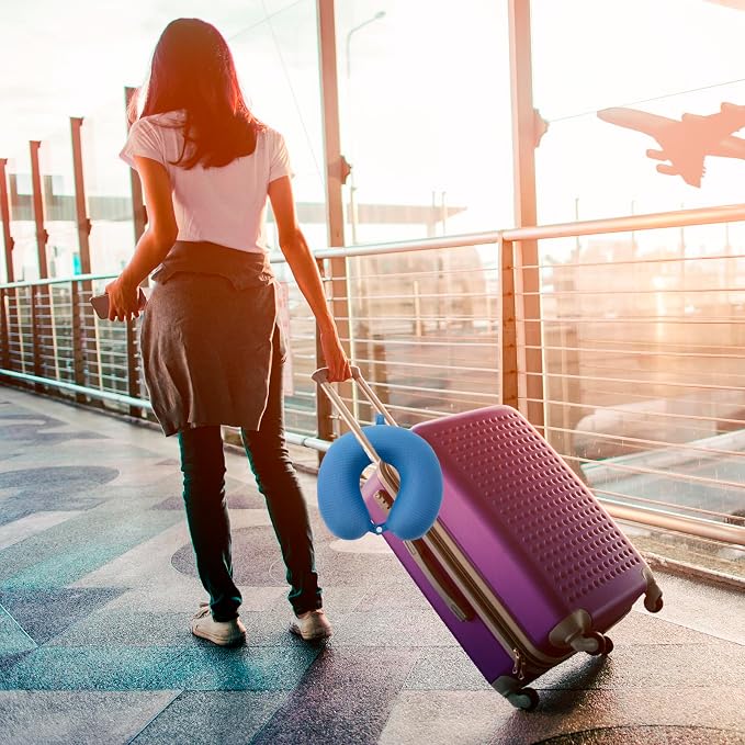 Travel Neck Pillow Cover, Neck Pillow Case - Image 2