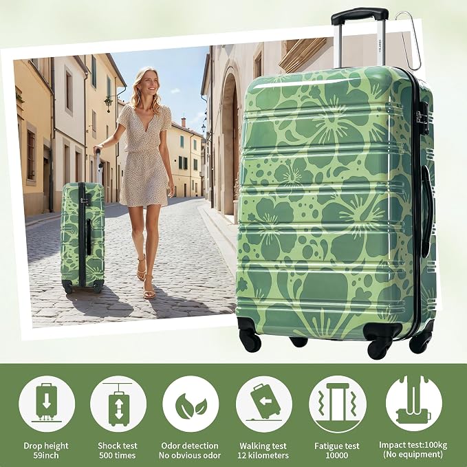 Merax Luggage Sets 3 Piece, Hardside Suitcase Set - Image 7