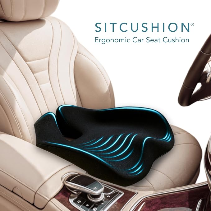 Car Seat Cushion for Driving — Orthopedic Memory Foam Car Seat Pad for Sciatica - Image 6