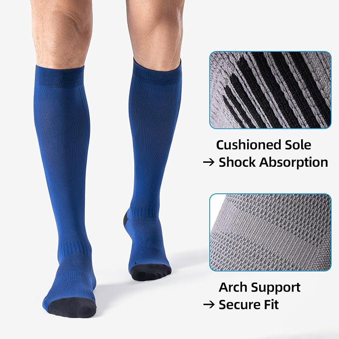 3 Pairs Compression Socks 15-20 mmHg - Image 4