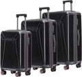Spyder Traverse 3 Piece Luggage Set, 360° Spinner Wheels, TSA Approved Lock by Spyder