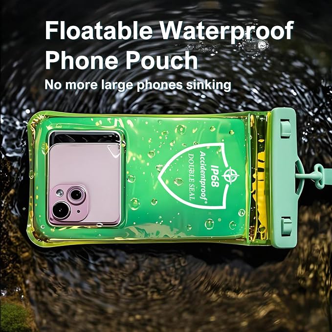 AiRunTech Waterproof Phone Pouch, Floating Waterproof Phone Case - Image 2
