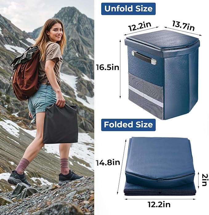 2025 Upgraded 16.5'' XL Portable Toilet - Image 3