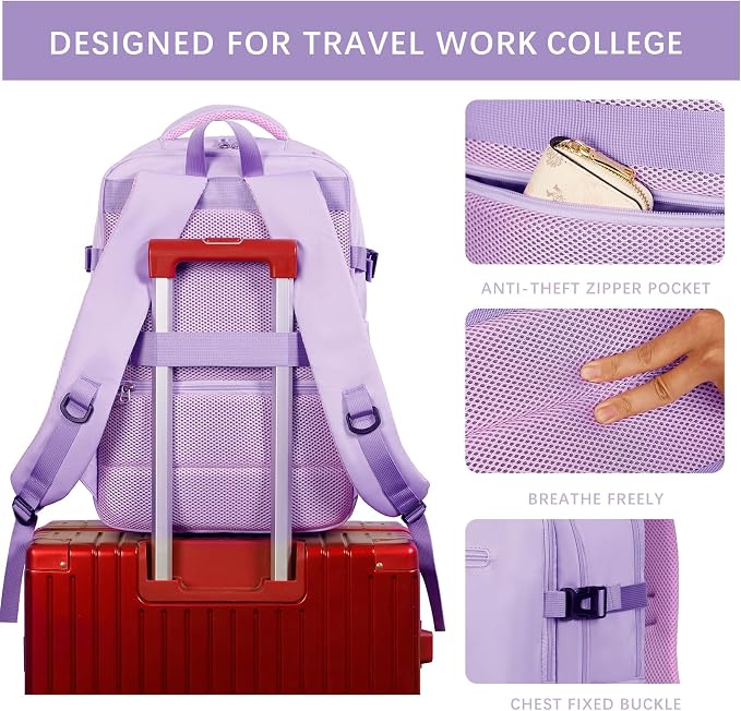 SHRRADOO Travel Laptops Backpack - Image 4