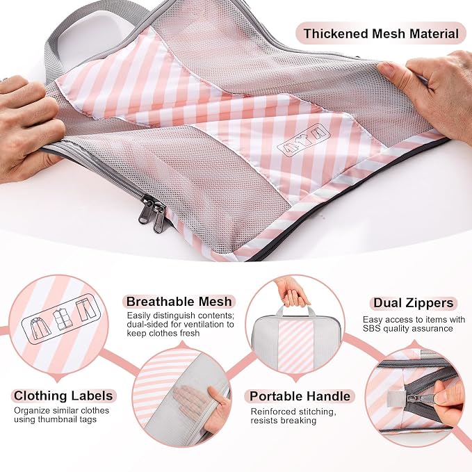 10 Set Compression Packing Cubes - Image 6