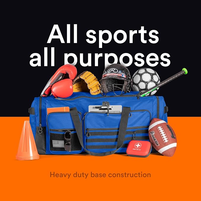 Fitdom 130L 36" Heavy Duty Extra Large Sports Gym Equipment Travel Duffle Bag - Image 3