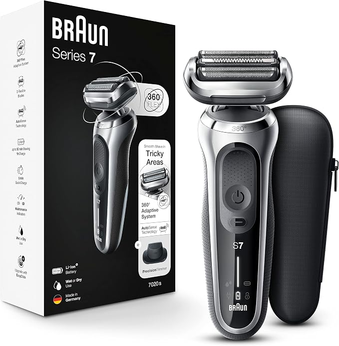 Braun Electric Razor for Men, Series 7 360 Flex Head Foil Shaver by Braun
