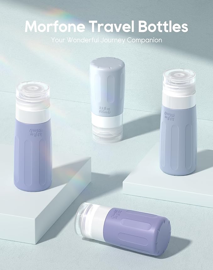 Morfone 16 Pack Silicone Travel Bottles Set - Image 2
